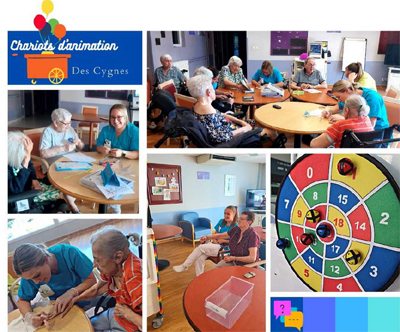 les cygnes chariots