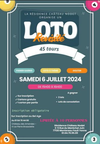 chateau nodet loto