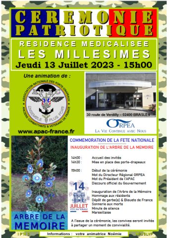 les millesimes ceremonie