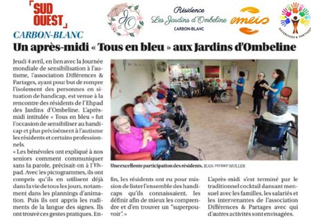 Les Jardins D'Ombeline autisme