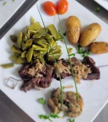 villa des pins menu