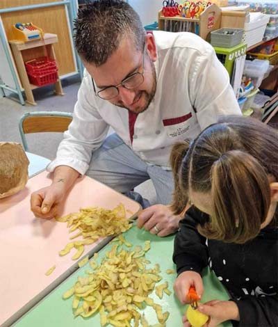 la reine des près chef
