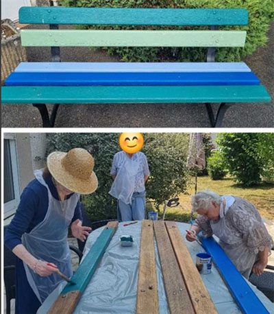 emeis pivoines bancs