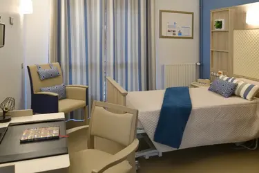 residence les maraichers chambre bleue